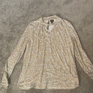 🎃Cheetah🐆NWOT XL Worthington cheetah blouse🐆